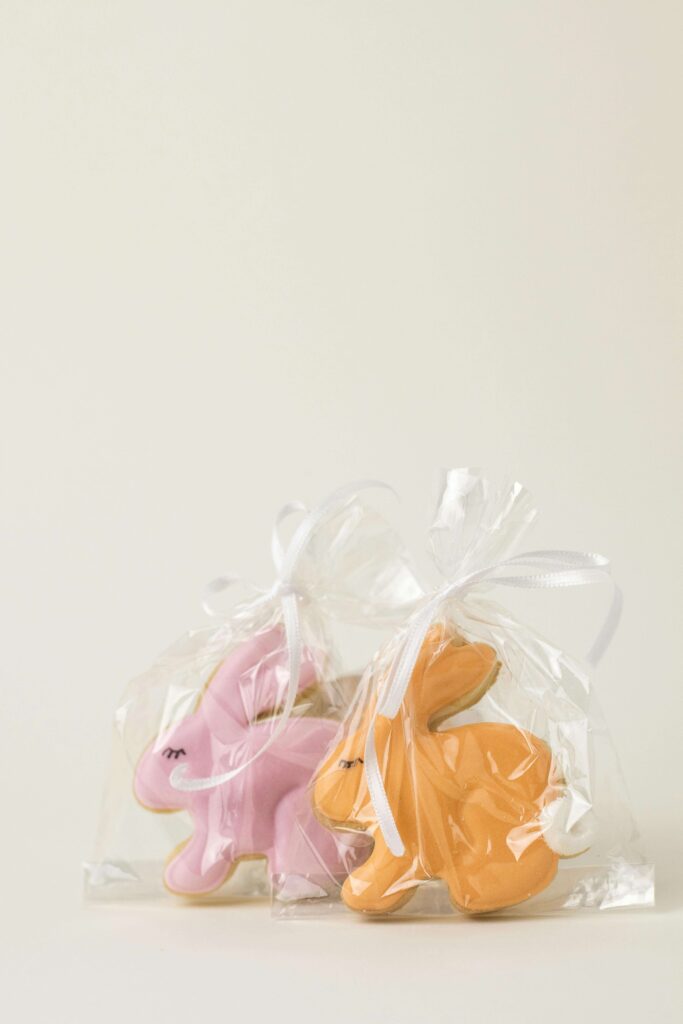 spring gift idea bunny spring cookies
