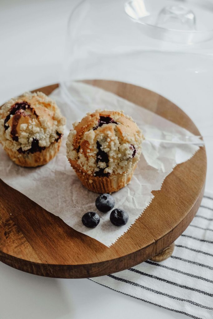 Mothers day brunch ideas featuring blueberry muffins